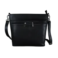 River Mens Leather Bags Black - BIMB3004