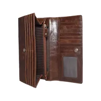 Ayra Women's Leather Wallet Brown - BIWW200