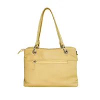 Olivia Women's Leather Bag Yellow - BIWB101