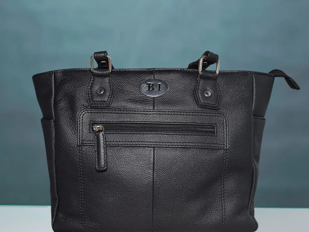 Mia Women’s Leather Bag Black - BIWB109
