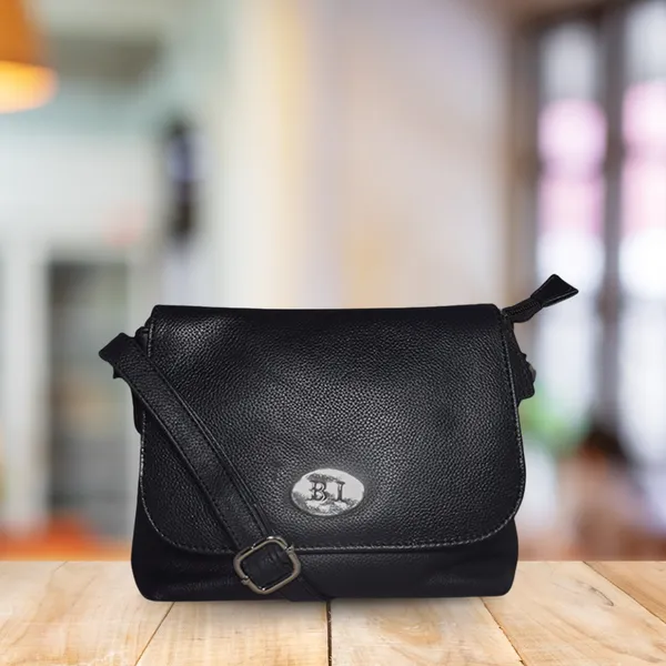 Poppy Women’s Leather Bag Black - BIWIB111