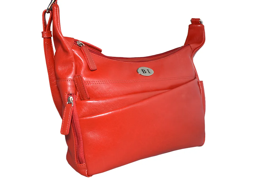 Isabella Women’s Leather Bag Red BIWB116