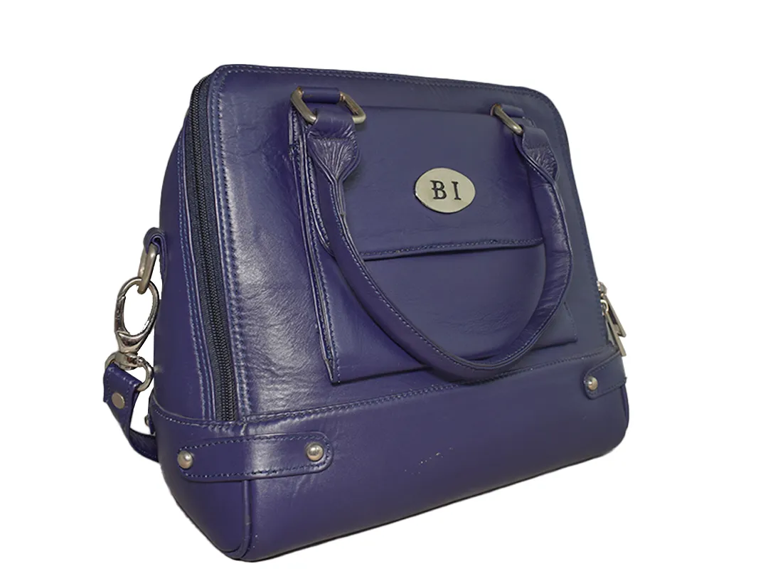 Daisy Women’s Leather Bag Blue - BIWB117
