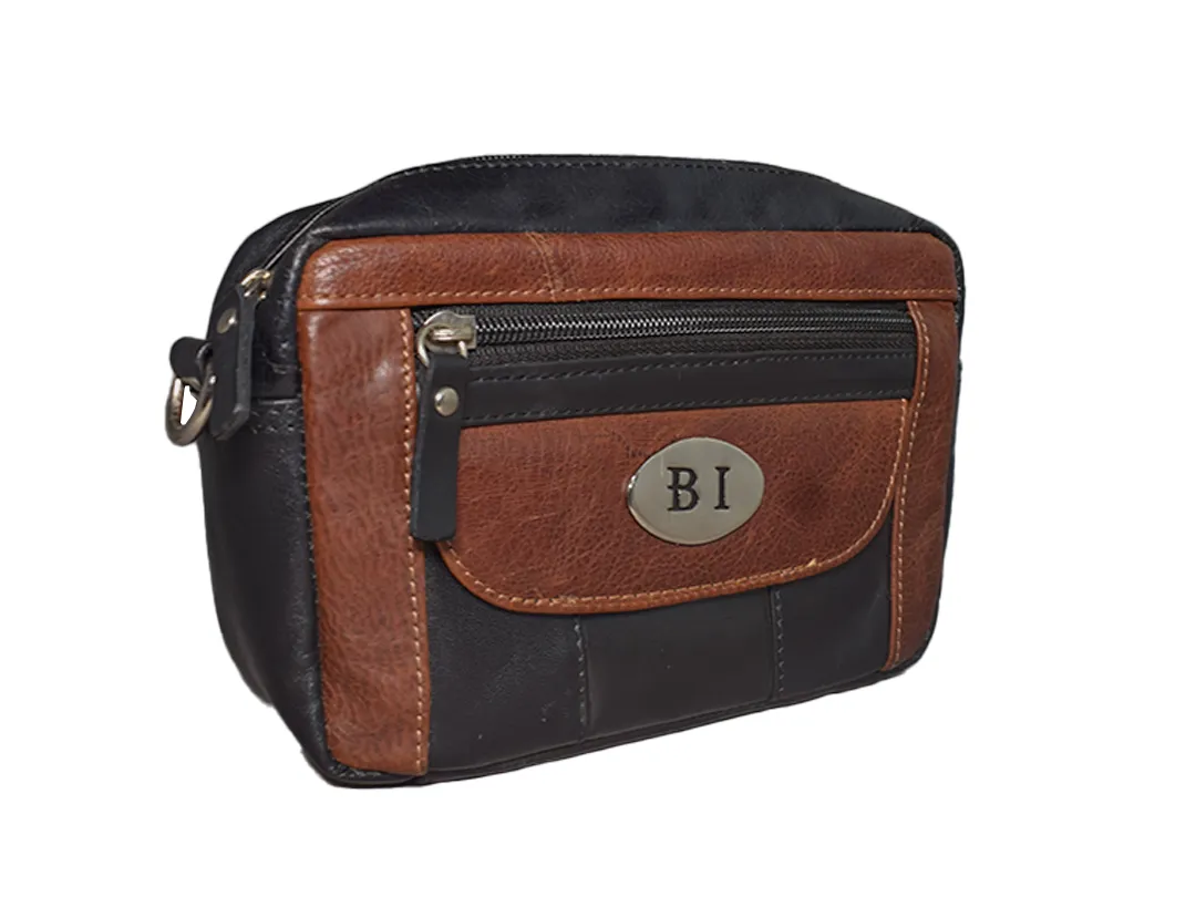 Charlotte Women’s Leather Bag Black & Brown - BIWB121