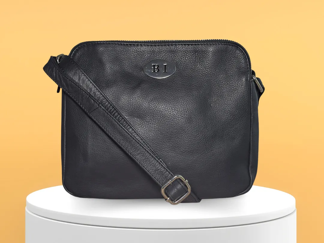 Harper Women's Leather Bag Black - BIWB122