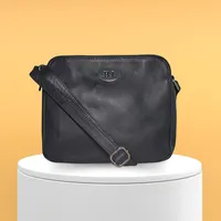 Harper Women's Leather Bag Black - BIWB122
