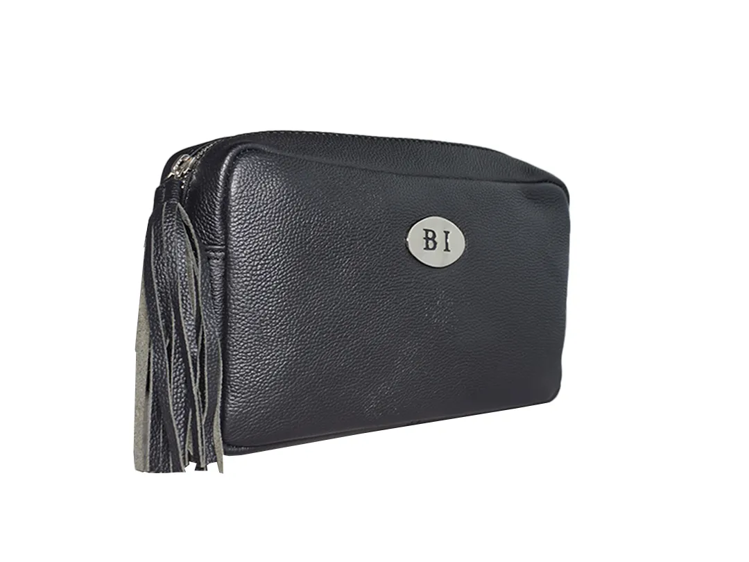 Phoebe Women's Leather Black Bag - BIWB123
