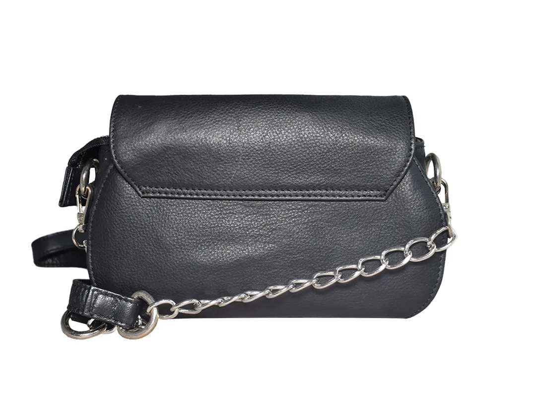 Sofia Women's Leather Bag Black - BIWB125