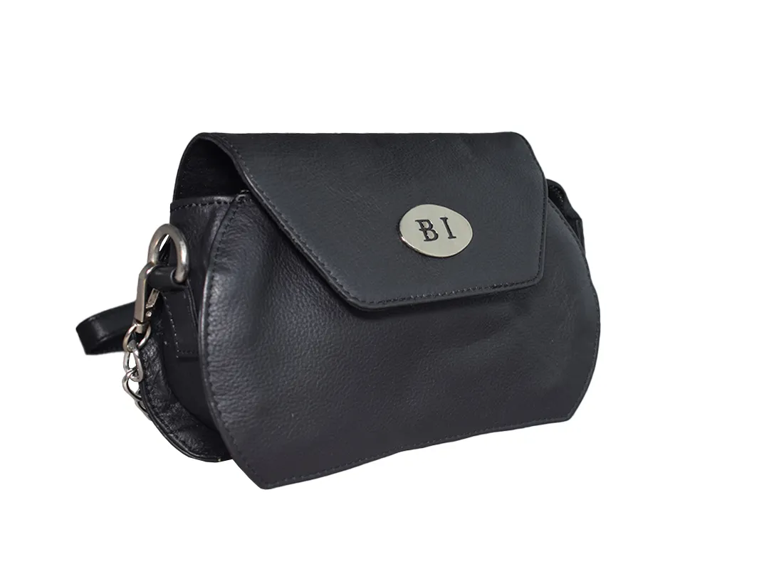 Sofia Women's Leather Bag Black - BIWB125