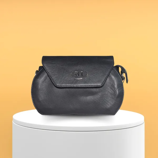 Sofia Women's Leather Bag Black - BIWB125