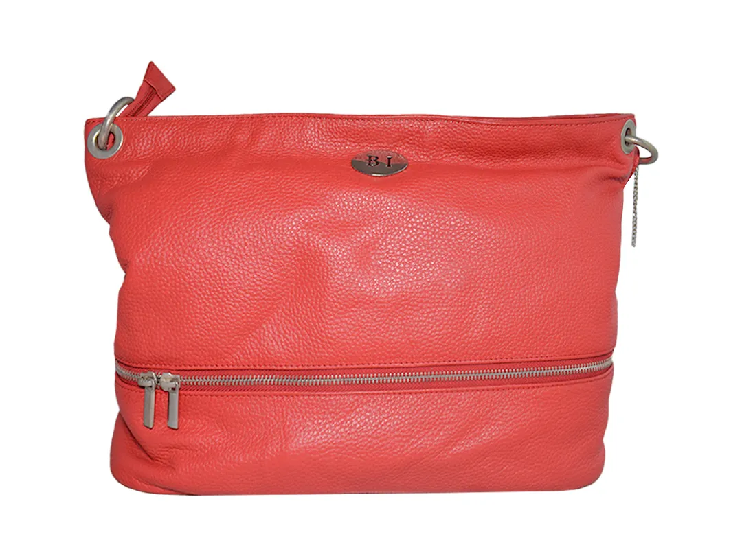 Sophie Women's Leather Bag Red - BIWB126
