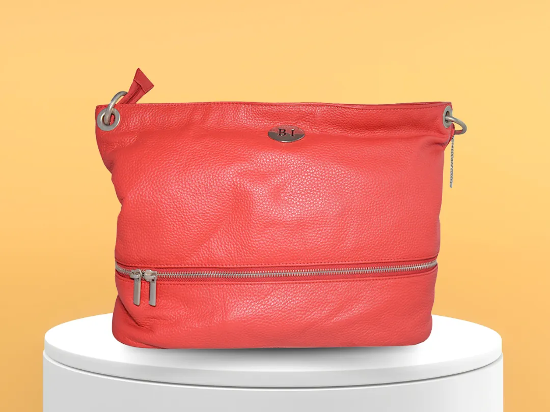 Sophie Women's Leather Bag Red - BIWB126