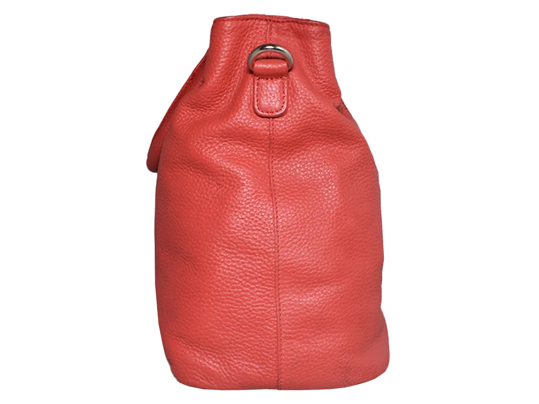 Evelyn  Women's Leather Bag Red - BIWB127
