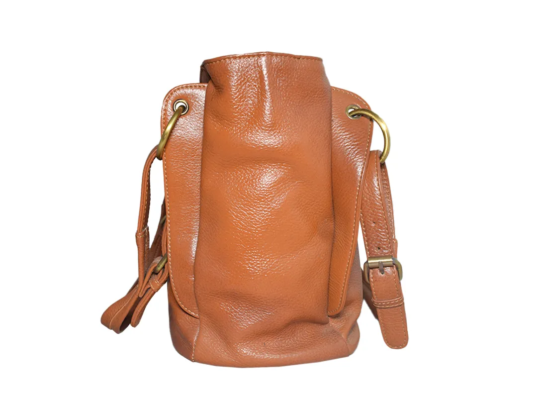 Maisie  Women's Leather Bag Cognac - BIWB128