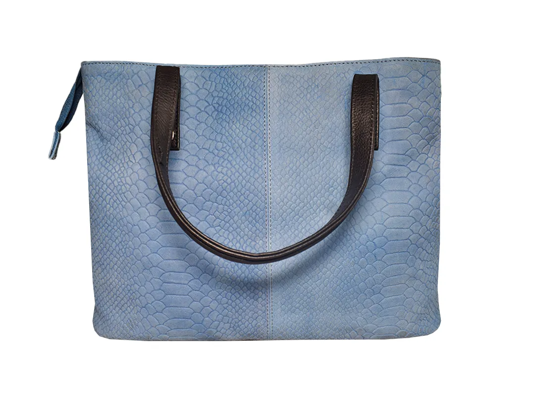 Matilda  Women's Leather Bag Sky Blue - BIWB131