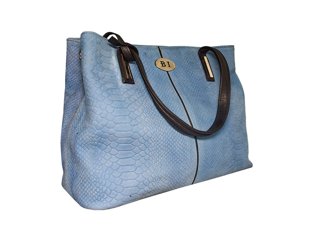 Matilda  Women's Leather Bag Sky Blue - BIWB131