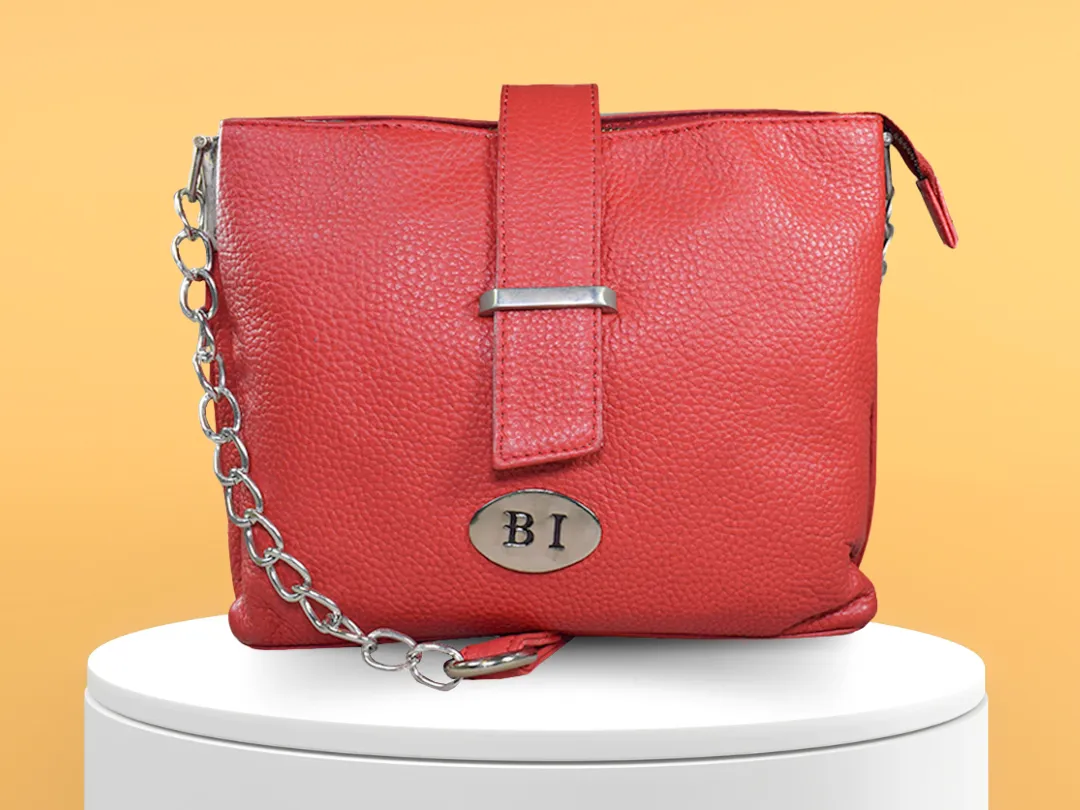 Amelia Women's Leather Bag Red BIWB132