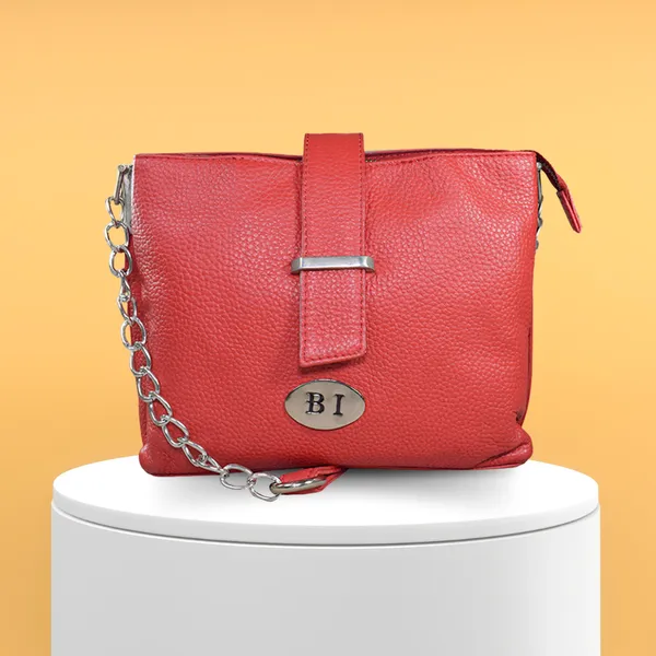 Amelia Women's Leather Bag Red BIWB132