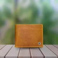 Freddie Men’s Leather Wallet Tan - BIMW114