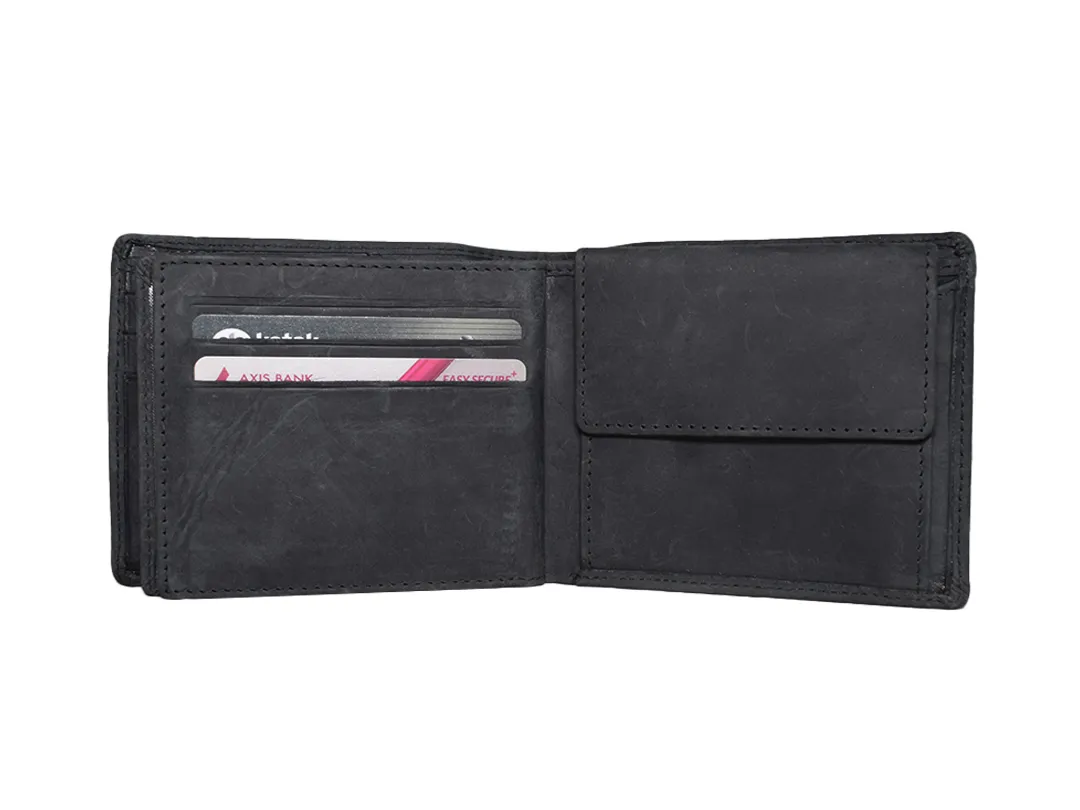 Arthur Men’s Leather Wallet Black - BIMW115