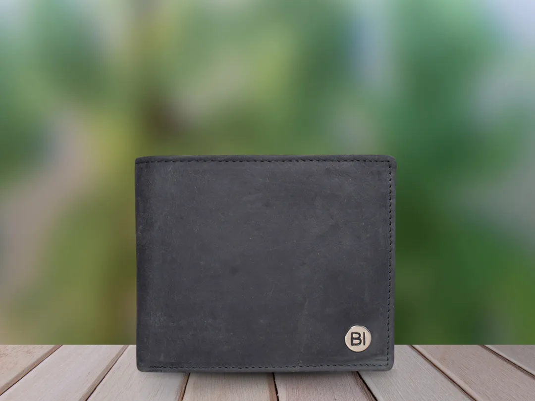 Arthur Men’s Leather Wallet Black - BIMW115