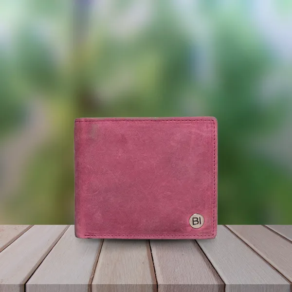 Arthur Men’s Leather Wallet Pink - BIMW116