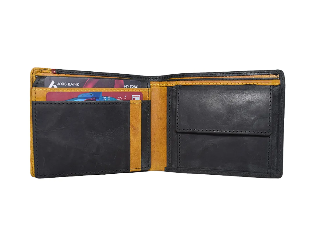 Archie Men’s Leather Wallet Black - BIMW117