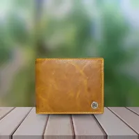 Ollie Men’s Leather Wallet Tan - BIMW118