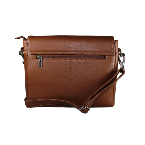 Lorenzo Mens Leather Bags Light Brown - BIMB3007