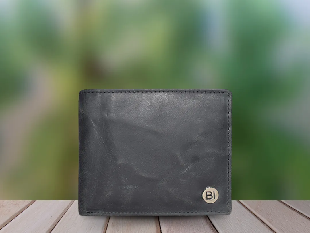 Alfie  Men’s Leather Wallet Black - BIMW120