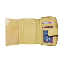 Matilda Women’s leather wallet Yellow - BIWW121