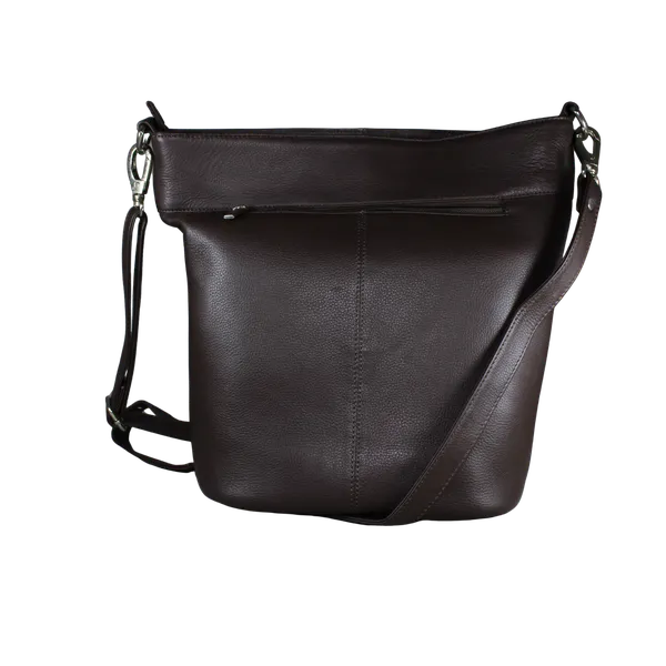 Jameson Mens Leather Bags Dark Brown - BIMB3008