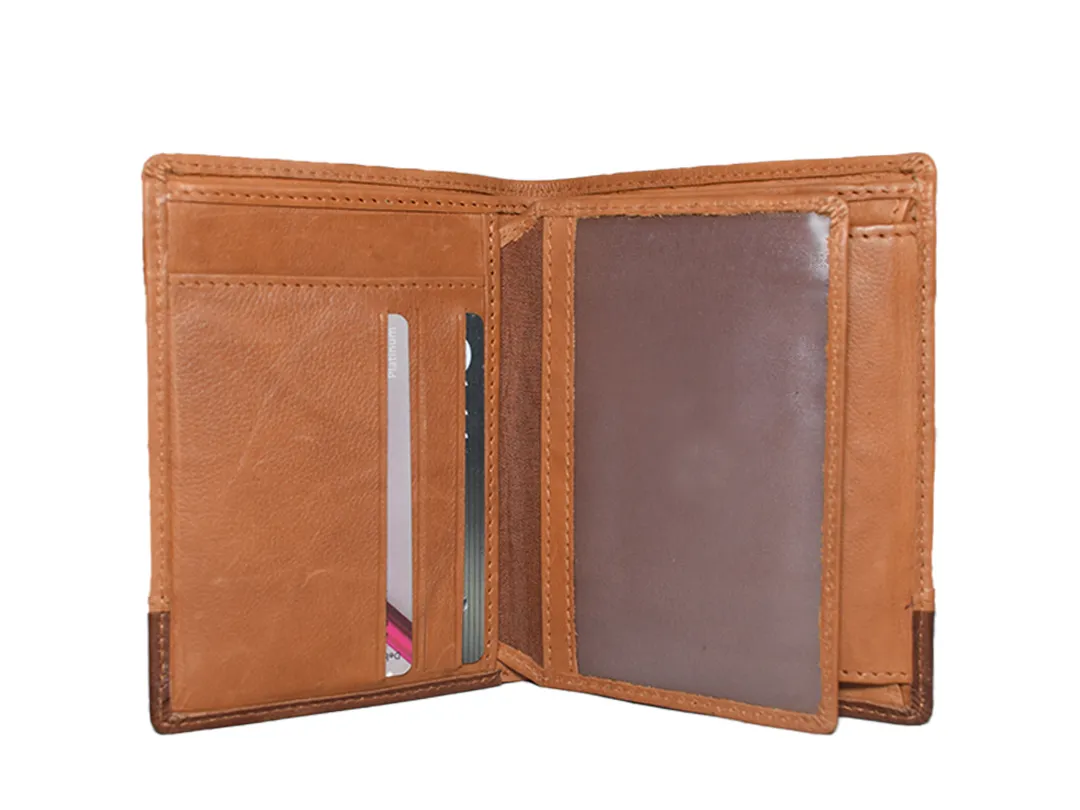 Oscar Men’s leather wallet Tan - BIMW125