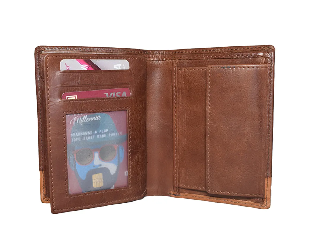 Oscar Men’s leather wallet Brown - BIMW126
