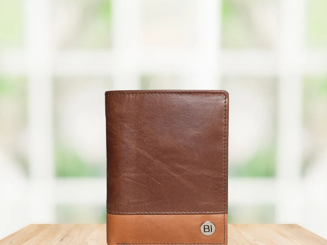 Oscar Men’s leather wallet Brown - BIMW126