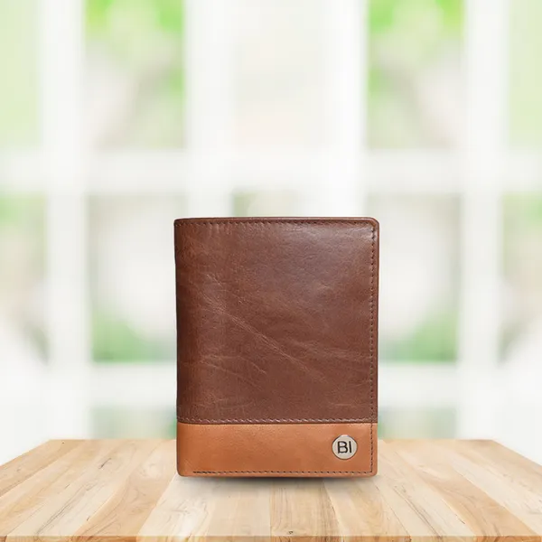 Oscar Men’s leather wallet Brown - BIMW126