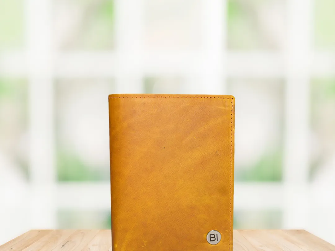 Henry Men’s leather wallet Tan - BIMW127