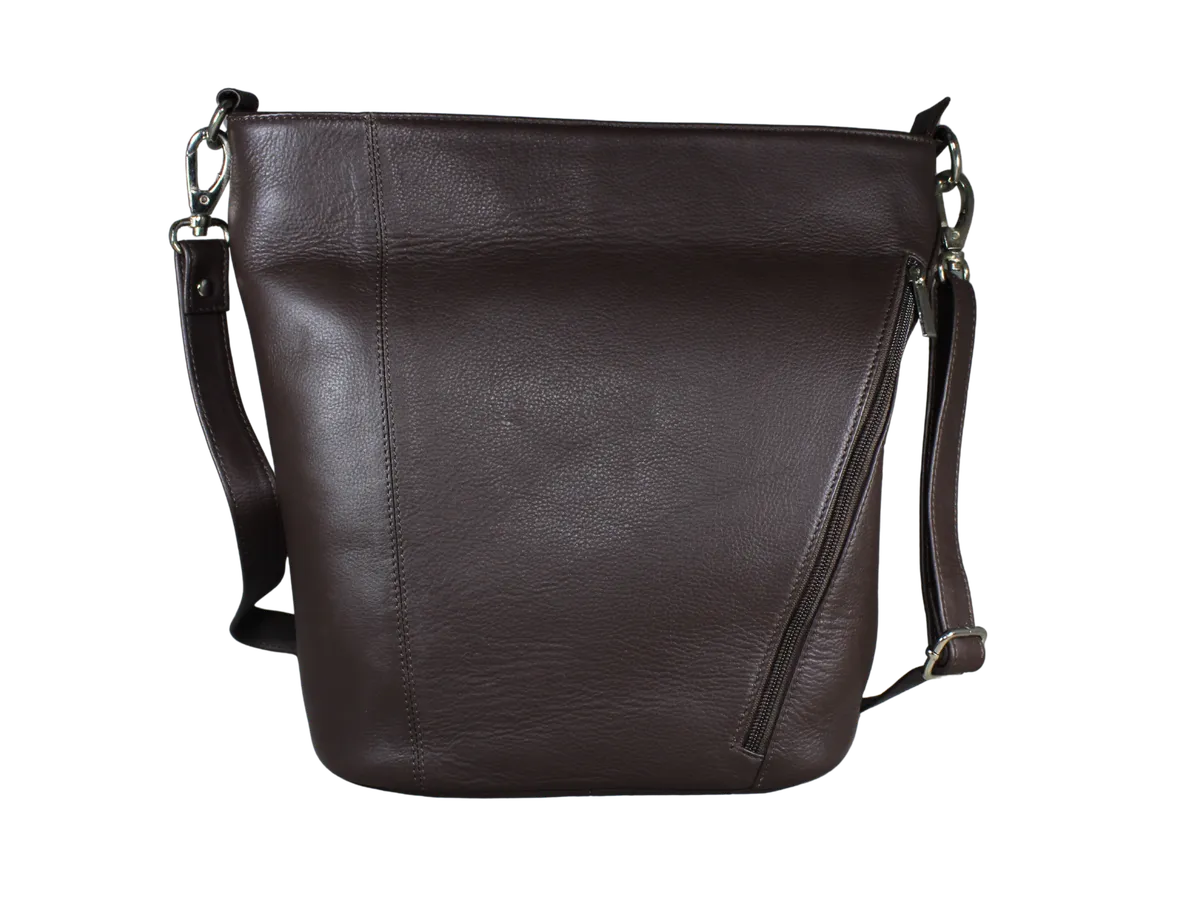 Jameson Mens Leather Bags Dark Brown - BIMB3008