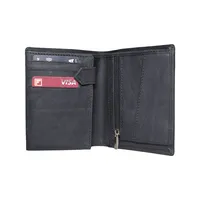 Henry Men’s leather wallet Black - BIMW128