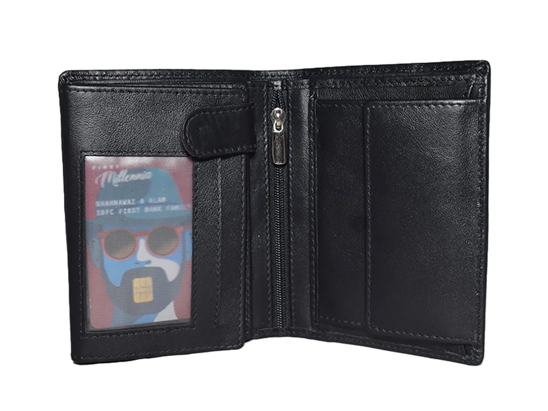 Harry Men’s Leather Wallet Black - BIMW129