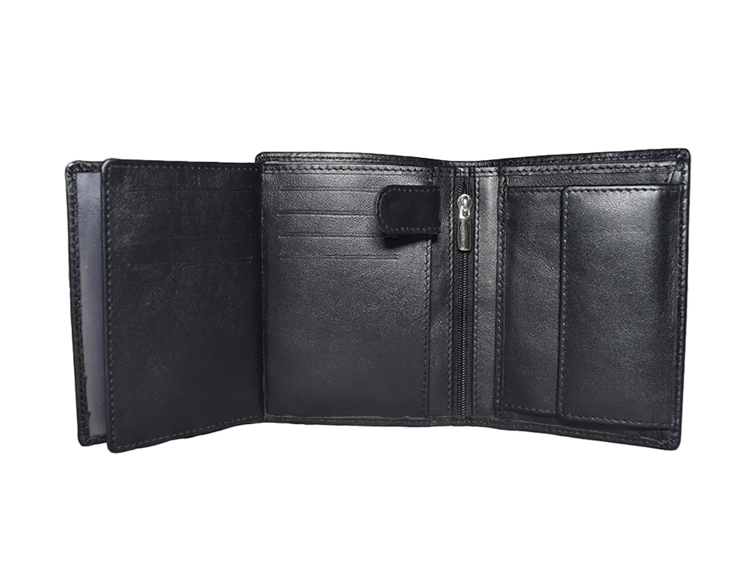 Harry Men’s Leather Wallet Black - BIMW129