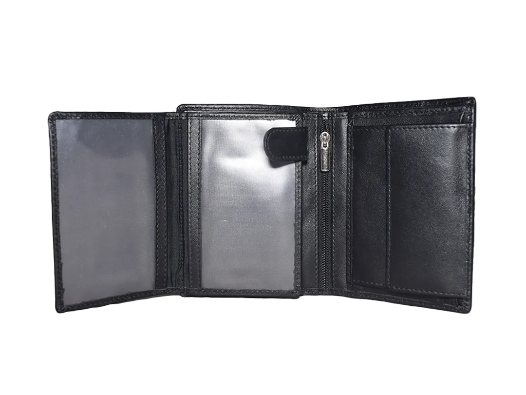 Harry Men’s Leather Wallet Black - BIMW129