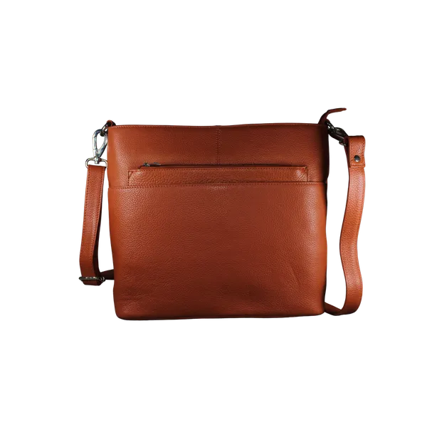 Damian Mens Leather Bags Orange - BIMB3002