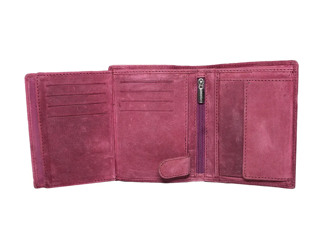 Harry Men’s Leather Wallet Pink - BIMW130