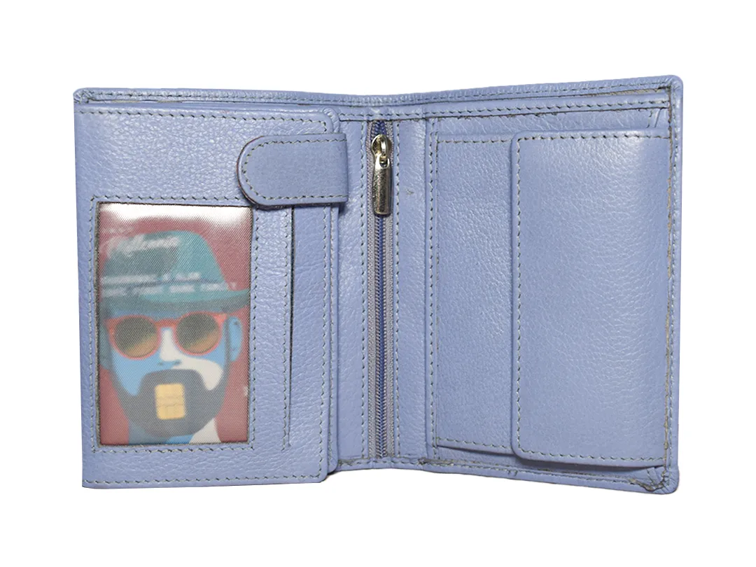 Jack Men’s Leather Wallet Sky Blue - BIMW131
