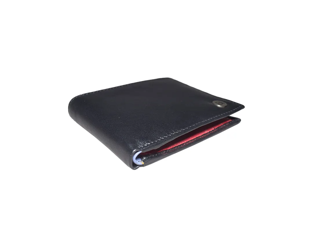 Jacob Men’ Leather wallet Black - BIMW133