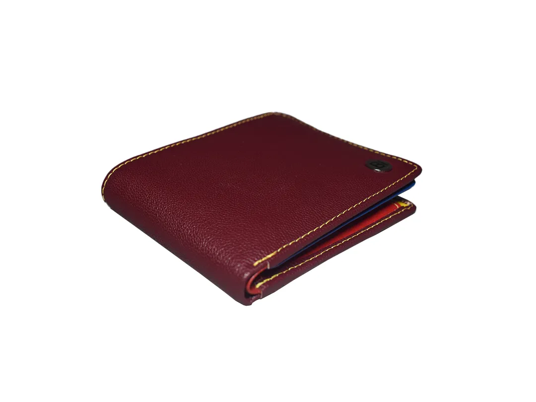 Tommy Men’s Leather Wallet Brown Multi Color - BIMW136