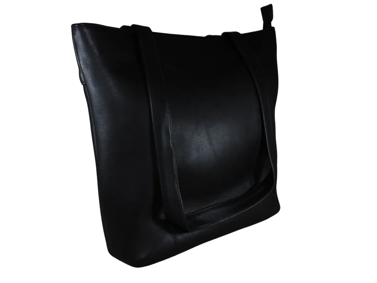 Carson Mens Leather Bags Black - BIMB3010