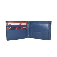 Theodore Men’s leather Wallet Tuft Blue - BIMW139