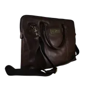 Declan  Mens Leather Bags Dark Brown - BIMB3011
